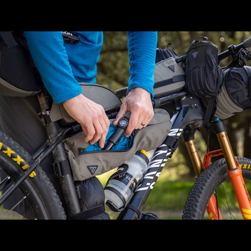 TOPEAK BACKLOADER 10L & MIDLOADER 3ℓ トピーク ミッドローダー 3L フレームバッグ グリーン | バッグ