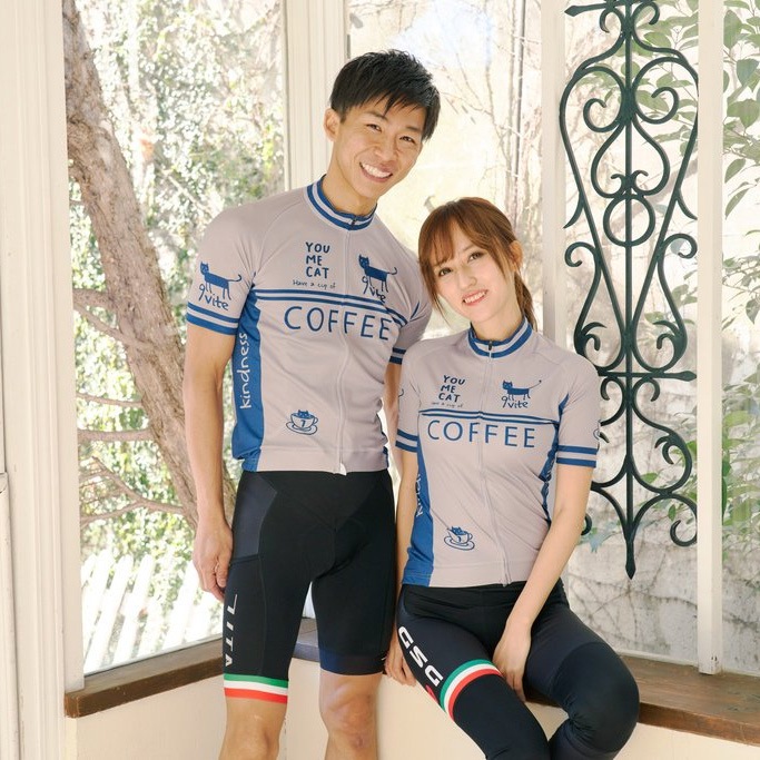 セブンイタリア Cafe Cat Lady Jersey ブラウン レディース