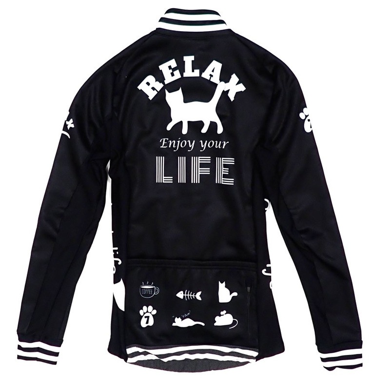 セブンイタリア Cat Lady Jacket ホワイト/ブラック レディース