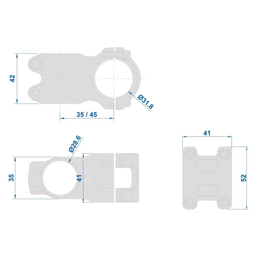 リッチー COMP TRAIL クランプ径：31.8mm ステム | マウンテンバイク