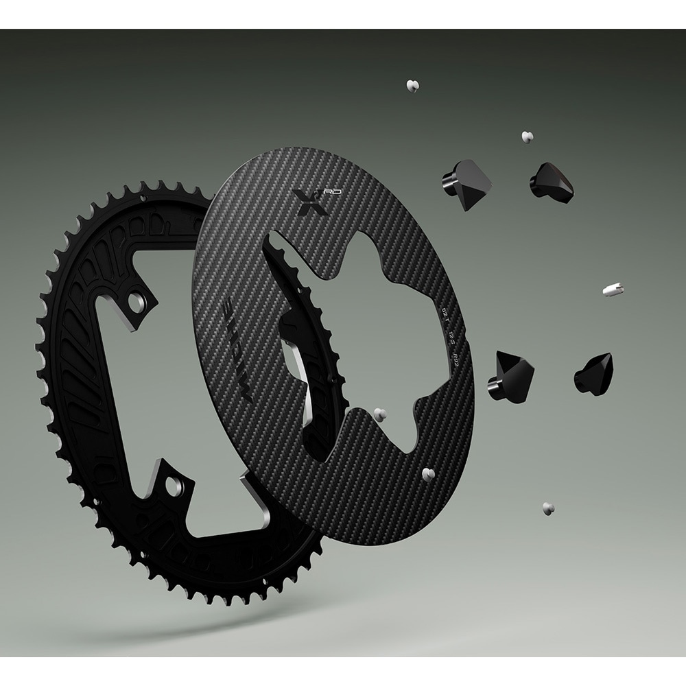 ミケ X2-RD R92 アウターチェーンリング ブラック FC-R9200対応 シマノ