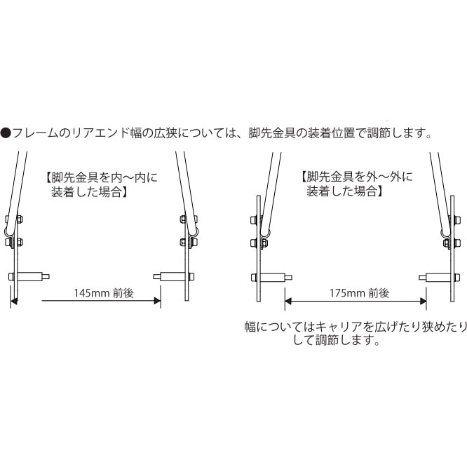 ミノウラ MT-8000D ディスクブレーキ対応リアキャリア ブラック