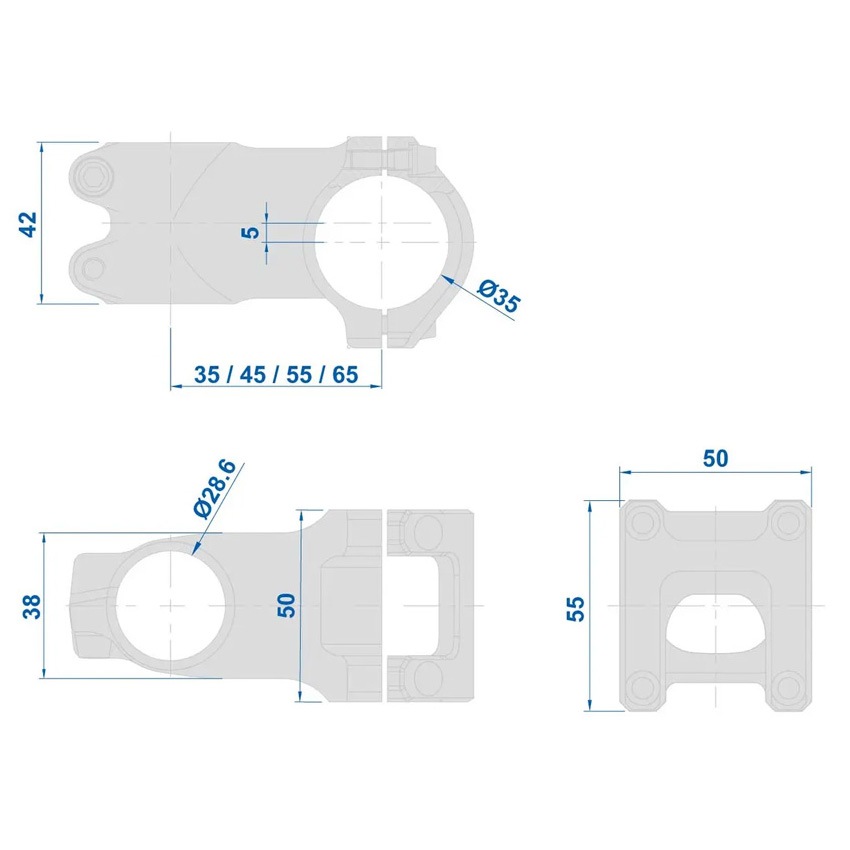 リッチー COMP TRAIL 35 クランプ径：35mm ステム | マウンテンバイク