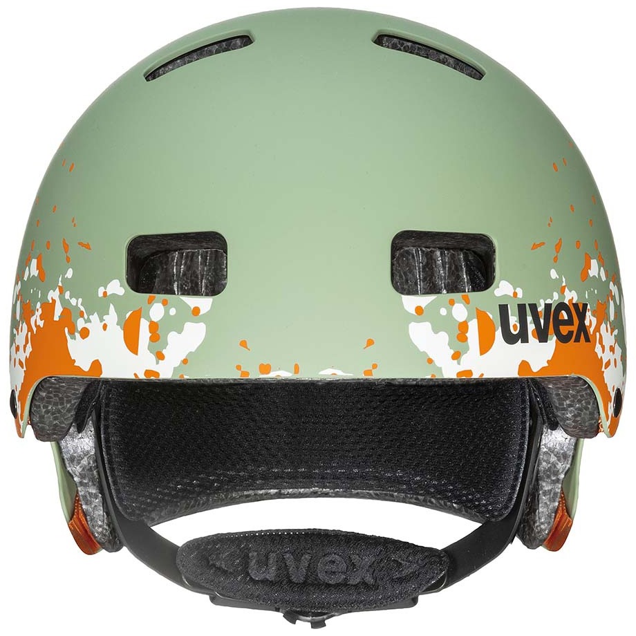 ウベックス kid 3 cc モスグリーン/サンドマット ヘルメット