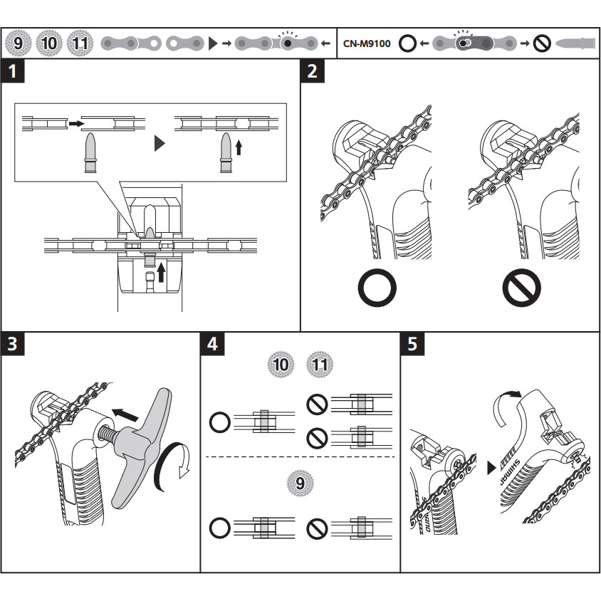 シマノ TL-CN35 12スピード対応プロフェッショナル チェーン工具 9/10