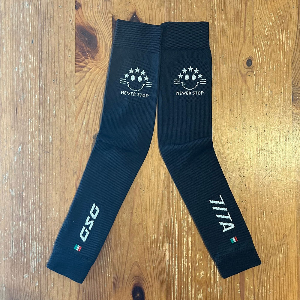 セブンイタリア スマイルアームカバー ブラック <M> | メンズ