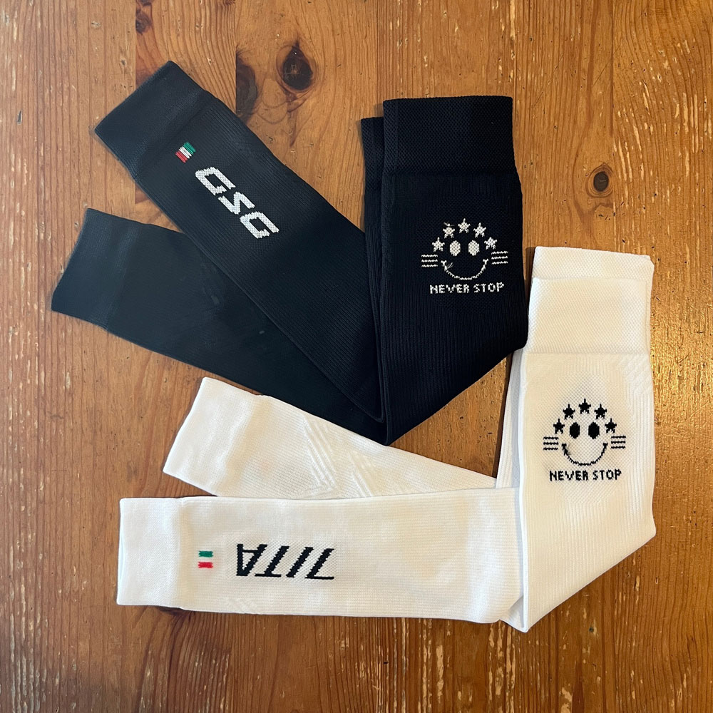 セブンイタリア スマイルアームカバー ブラック <M> | メンズ