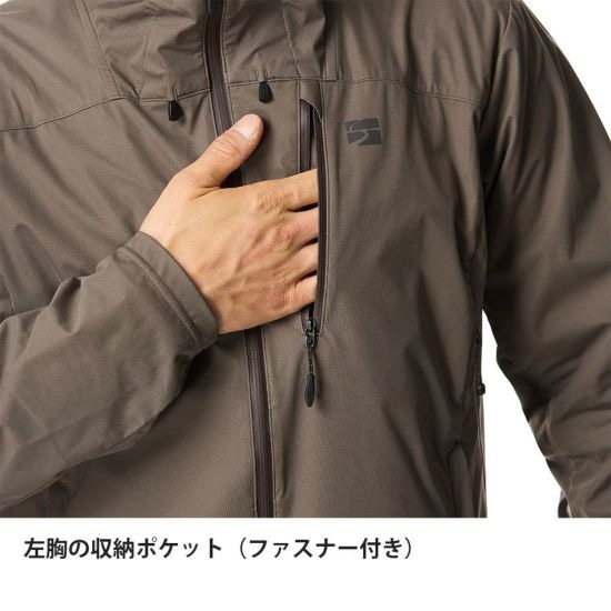 ファイントラック フロウラップフーディ FAM0912 ブラック L4 ミッド