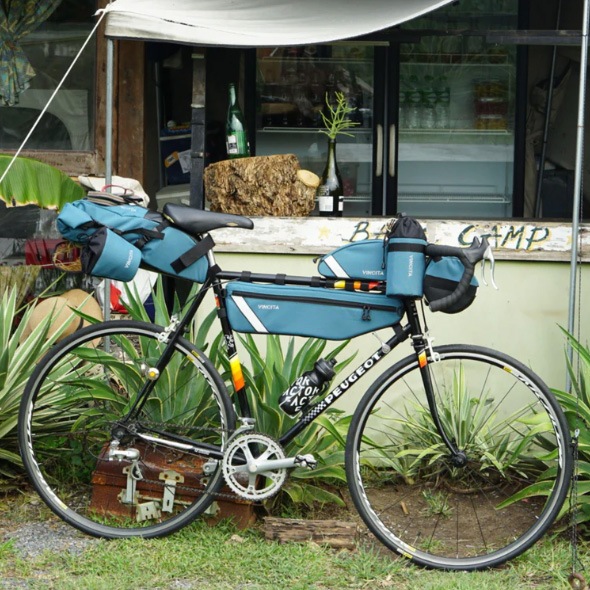 ヴィンチタ Everywhere サドルバッグ L ブルー | バッグ,サドルバッグ