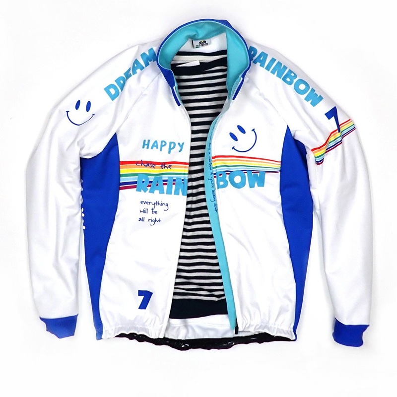 セブンイタリア Rainbow Smile 3 Jacket ホワイト セブンイタリア Rainbow Smile Jacket グレー