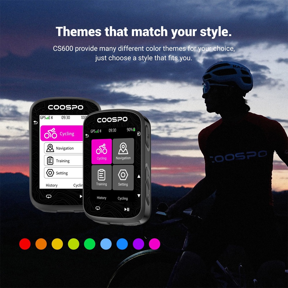 クースポ REALROAD CS600 GPS バイクコンピューター（超長寿命