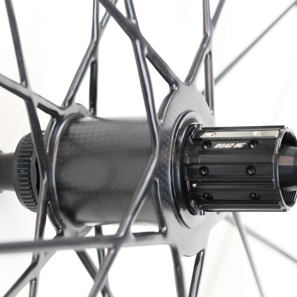 ODIN D50C VSPRINT ホワイト スポーク一体型カーボンホイール シマノ