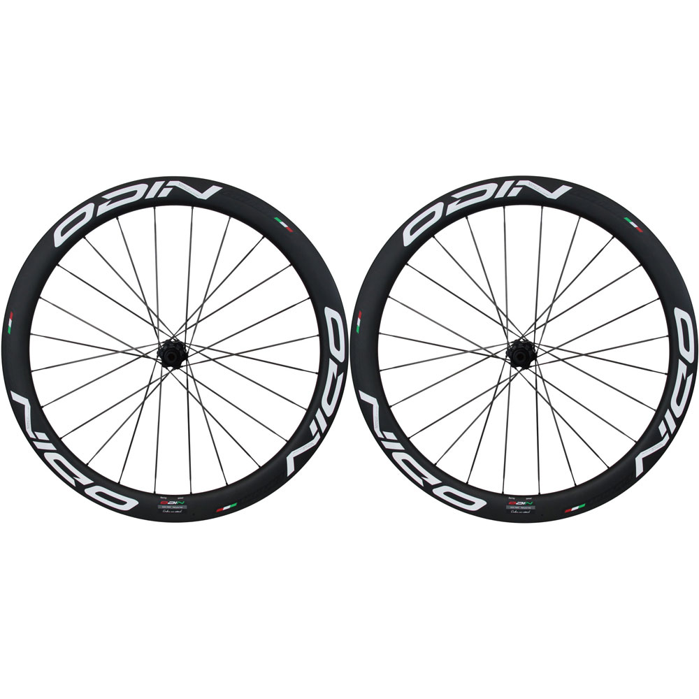 ODIN D50 ホワイト カーボンホイール 前後セット | すべての商品