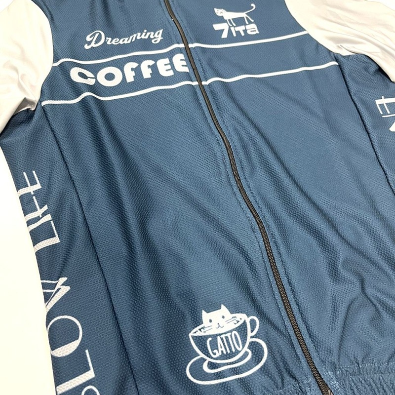 セブンイタリア Cafe Cat 2 Jersey ネイビー | メンズウェア,半そで