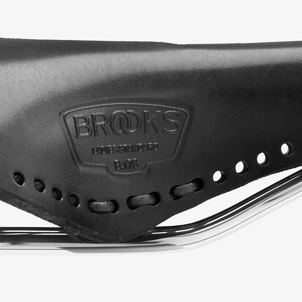 Brooks B17 Short Carved ブラック BROOKS* b17 short (black) - BLUE LUG ONLINE STORE