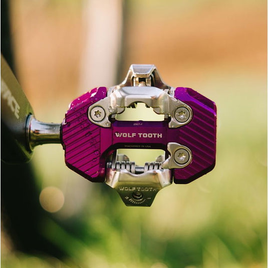 ウルフトゥース CTRL Trail クリップレスペダル ウルトラバイオレット