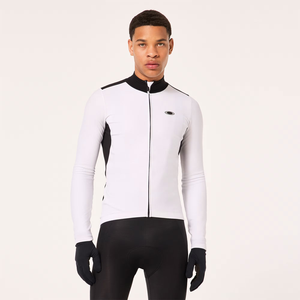 オークリー CLIMA THERMAL LS JERSEY ホワイト/ブラック | 特価売場,春