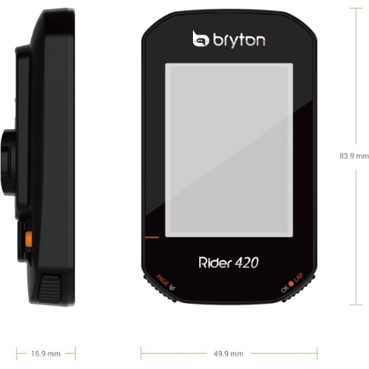ブライトン Rider420T キット(ケイデンス、心拍センサー付) GPS 
