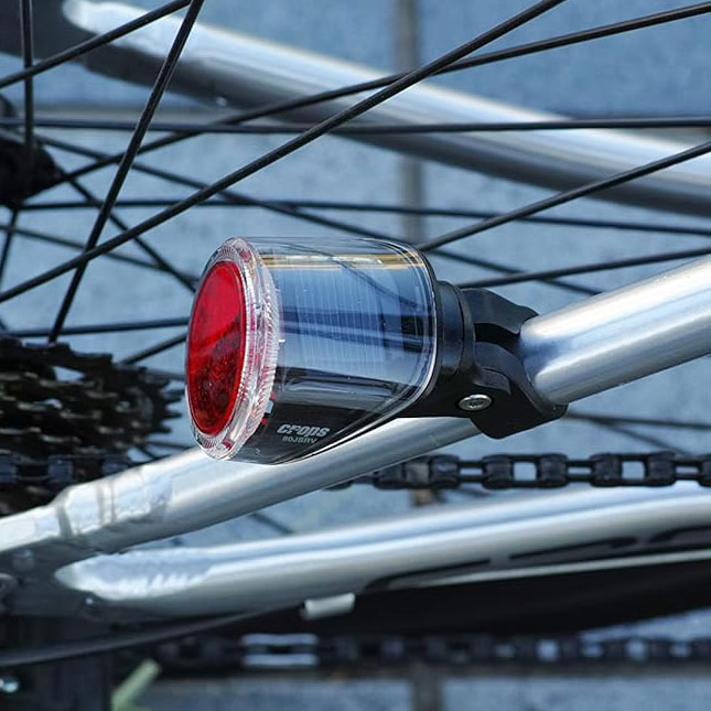 クロップス ソーラー充電 反射板付き 自動点滅テールライト 80JSRV