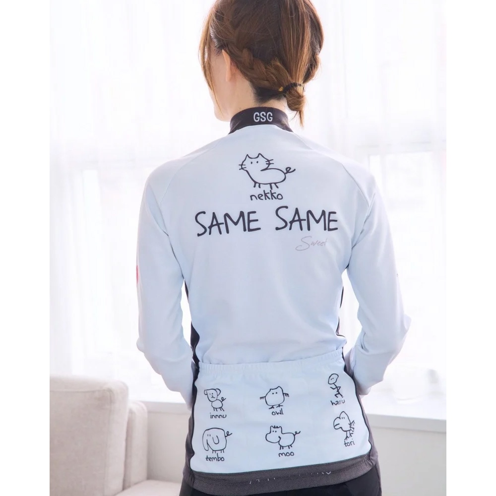 セブンイタリア Riku Same Lady LS Jersey ライトグレー レディース
