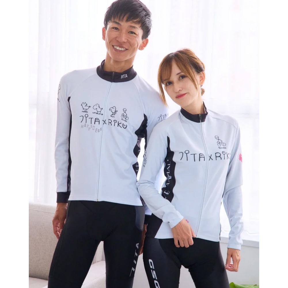 セブンイタリア Riku Same Lady LS Jersey ライトグレー レディース