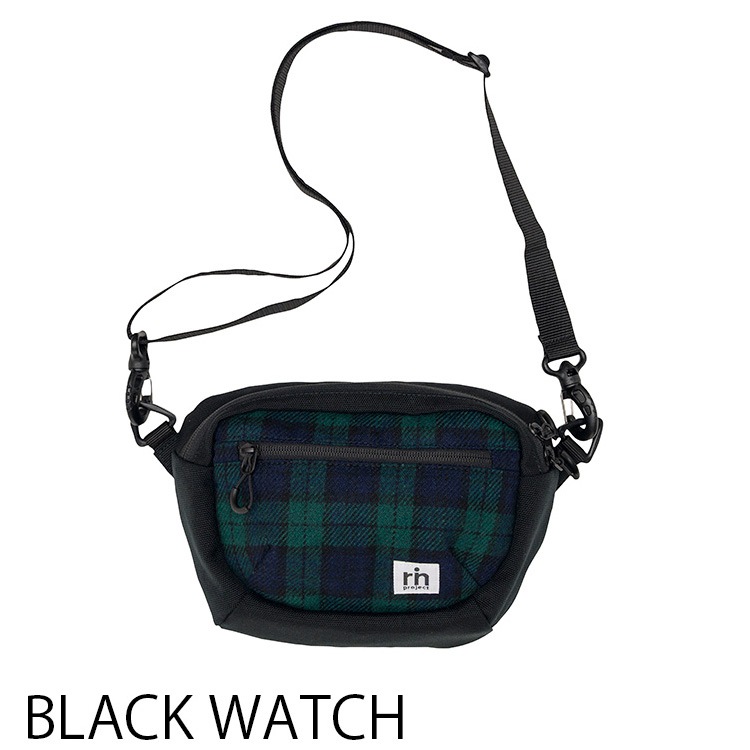 リンプロジェクト 【5158】2Wayハンドルバッグ ツイード ブラック