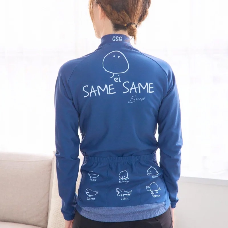セブンイタリア Umi Same Lady LS Jersey ネイビー レディース