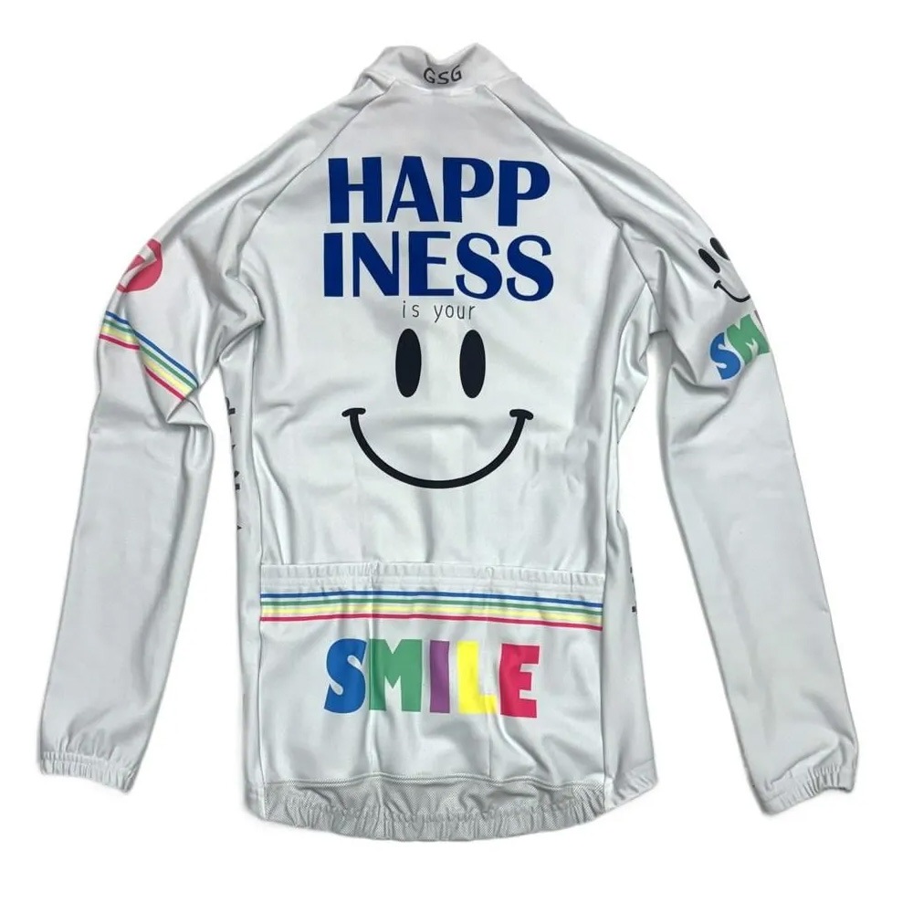 セブンイタリア You make me Smile Lady LS Jersey オフホワイト