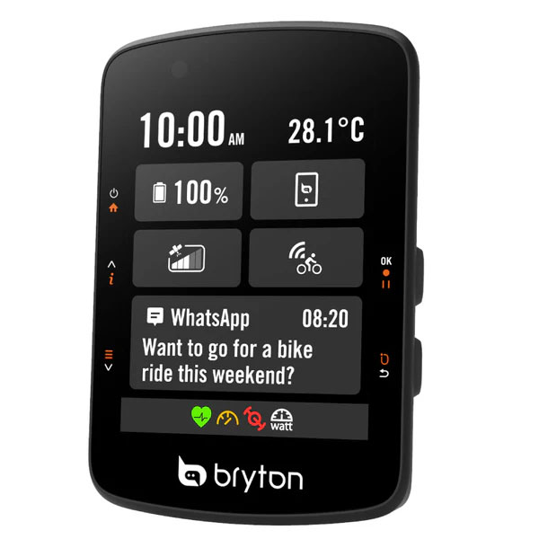 ブライトン「Rider 550E」カラーディスプレイ搭載の新型GPSサイコン ブライトン Rider 550E （本体のみ） GPS | アクセサリー