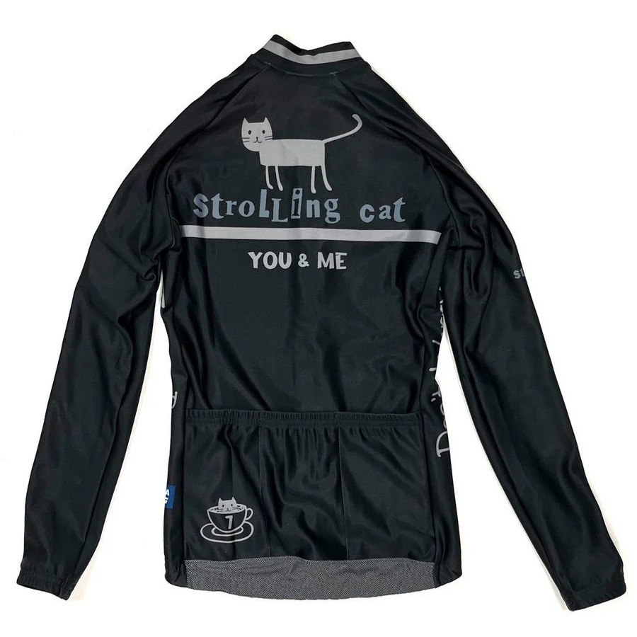 セブンイタリア Strolling Cat Lady LS Jersey ブラウン レディース