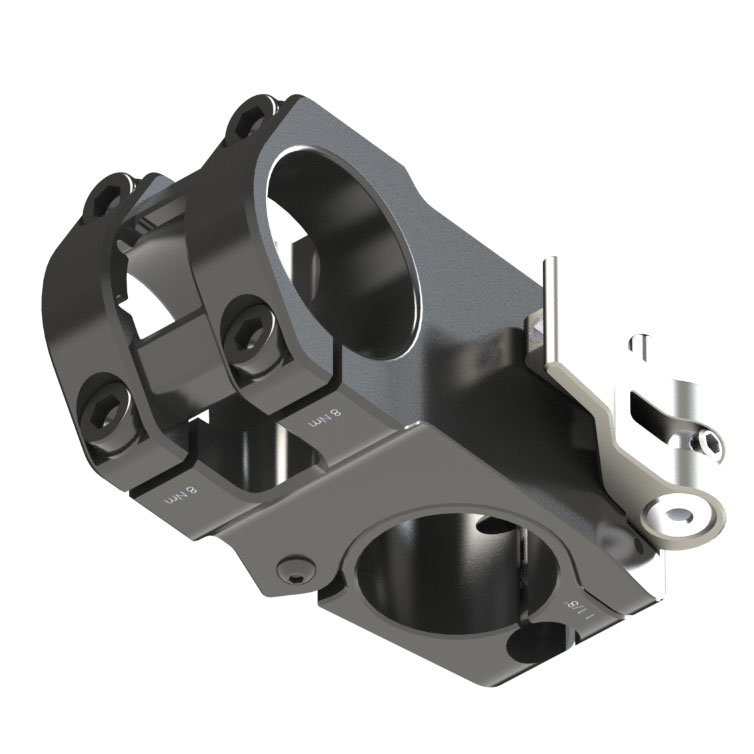 ROCKER PARTS RocHead Bend 90度角度変更ステム 50mm ブラック