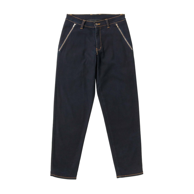 現品特価】カペルミュール ストレッチデニム 脚長パンツ インディゴ