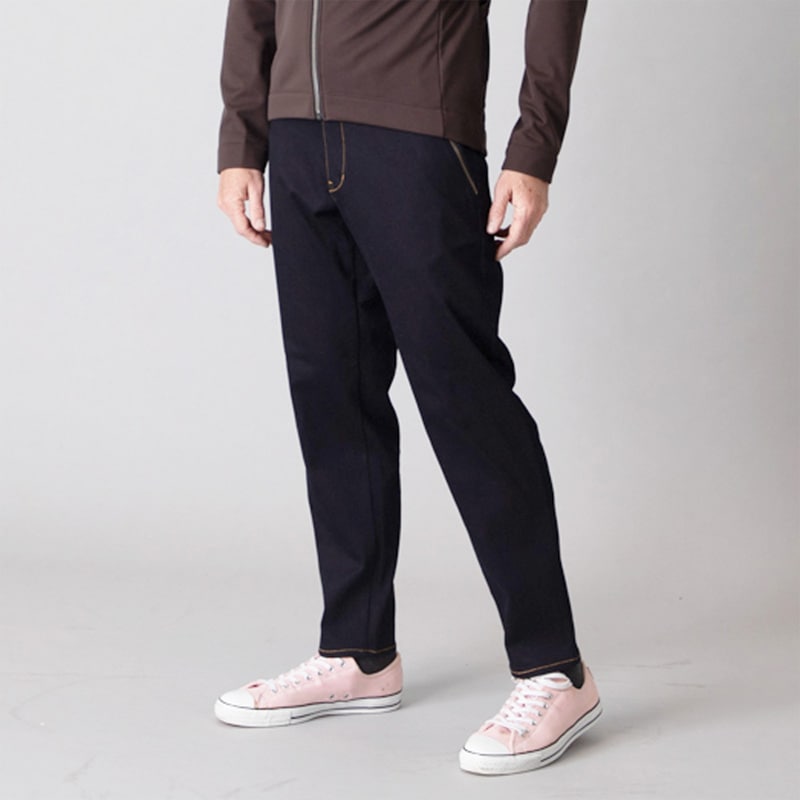 現品特価】カペルミュール ストレッチデニム 脚長パンツ インディゴ