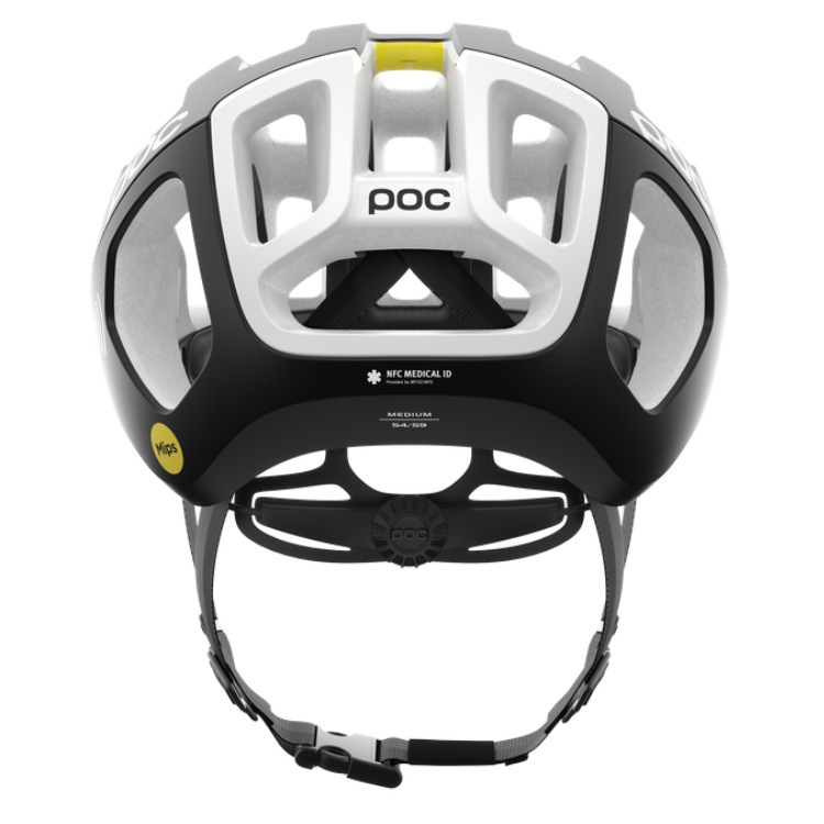 POC Ventral Air MIPS NFC ウラニウムブラック/ホワイト ヘルメット 