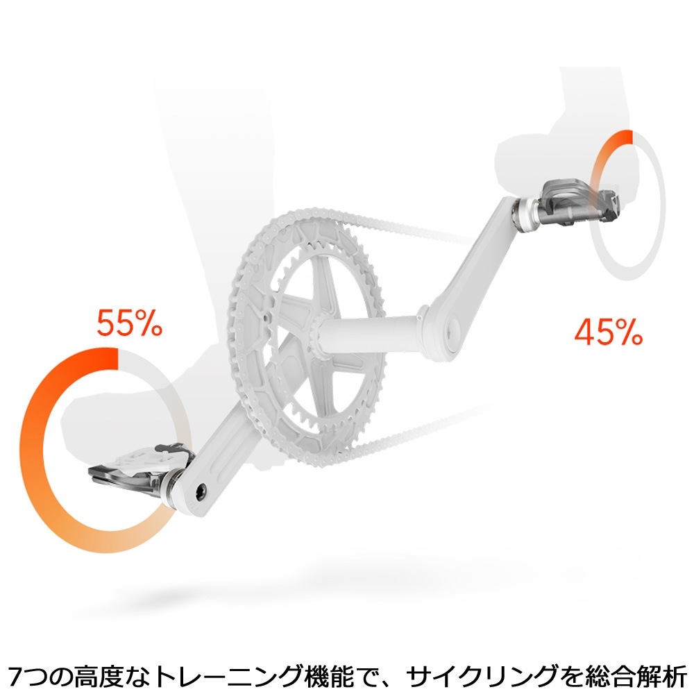 マージーン ペダル型パワーメーター P715 S（ SPD-SL）シルバー
