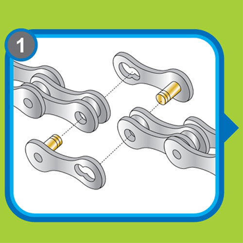 KMC カンパニョーロ 10段専用 ミッシングリンク (CL559C) 2セット入り