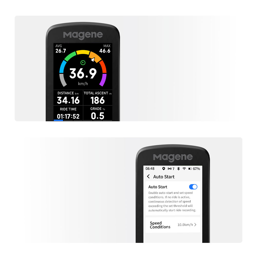 Magene C606 中国版 サイクルコンピューター マージーン C606 V2 スマート GPS バイクコンピューター 101-488