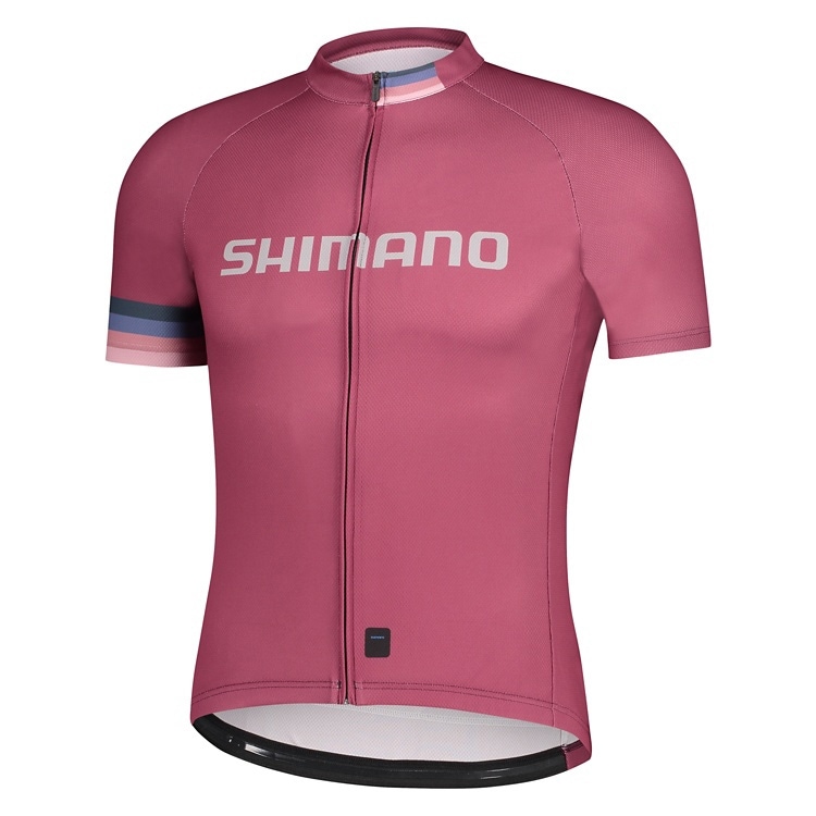 シマノ LOGO ショートスリーブジャージ プラム 春夏 SHIMANO | メンズ