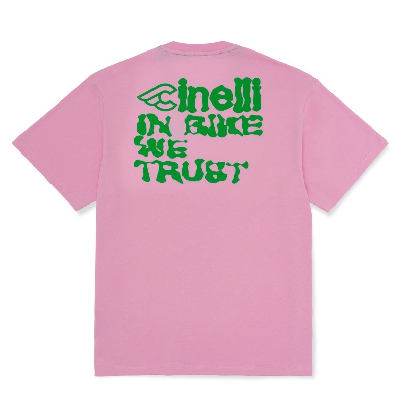 チネリ サイクリングジャージ IN-BIKE-WE-TRUST カラー：ORANGE サイズ：M 返品種別B