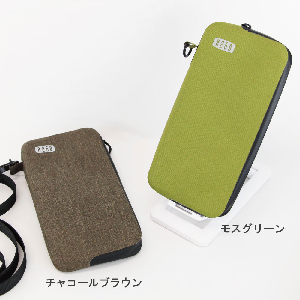 R250 防水スマートウォレットSL チャコールブラウン <即M