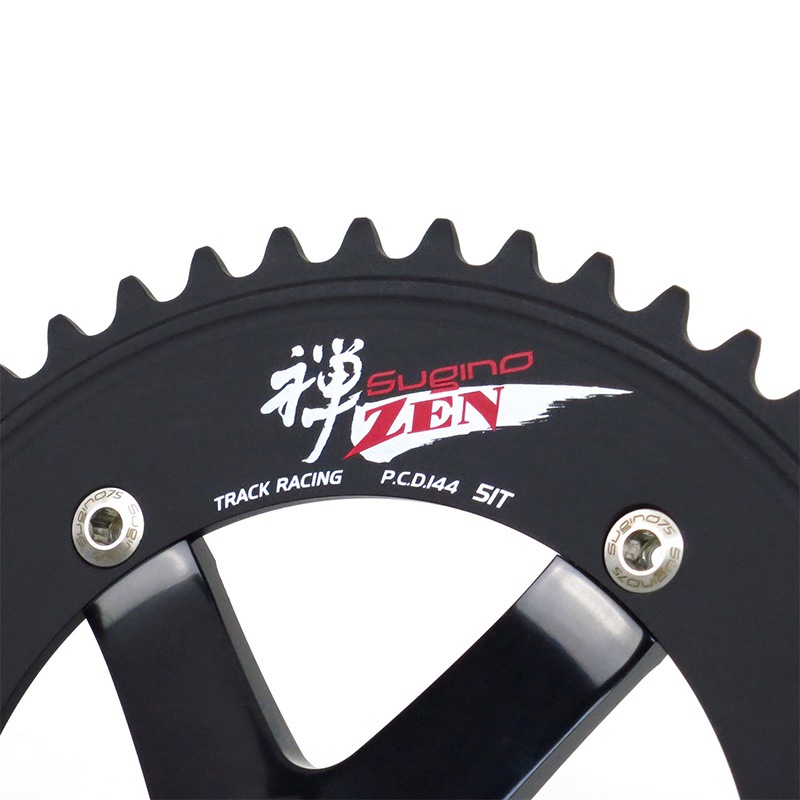 スギノ ZEN144-DD75-2 170mm シルバー 55T クランクセット
