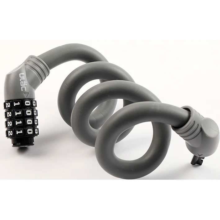 ULAC 1970 グレー メモリーケーブルロックコンボ | アクセサリー,カギ