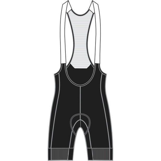 ドットアウト Team Bib Short 940.ブラック/ライトグレー | 特価売場