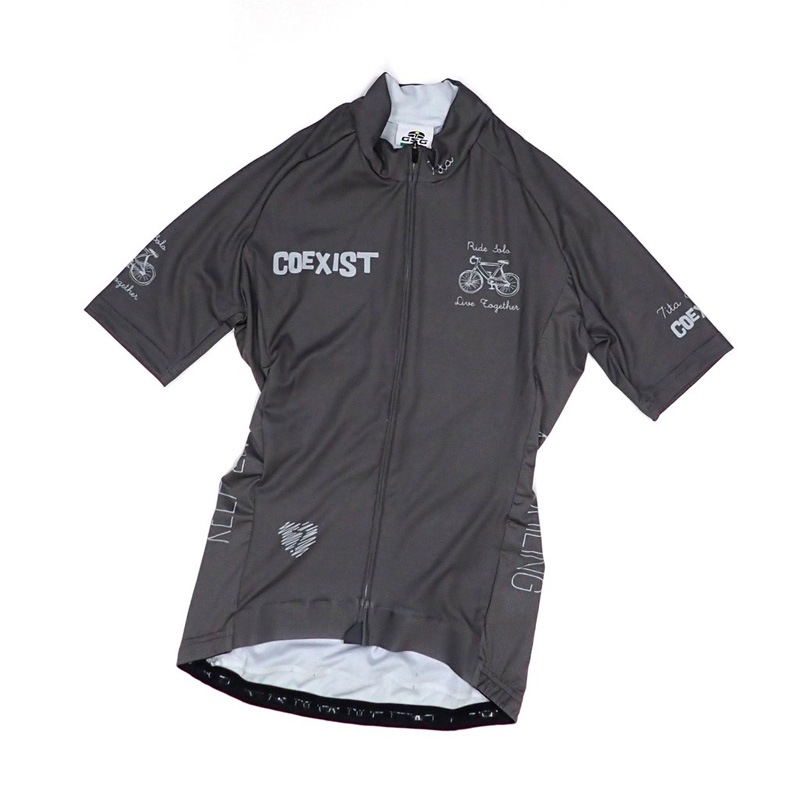 LE COL イタリア製 女性 レディース サイクルジャージ ジャケット S セブンイタリア Coexist Lady Jersey ブラウン レディース