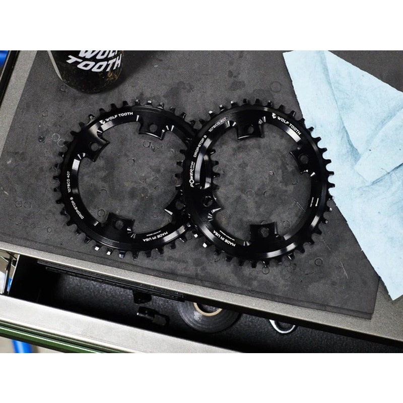 ウルフトゥース Elliptical 107 BCD チェーンリング for SRAM | ロード