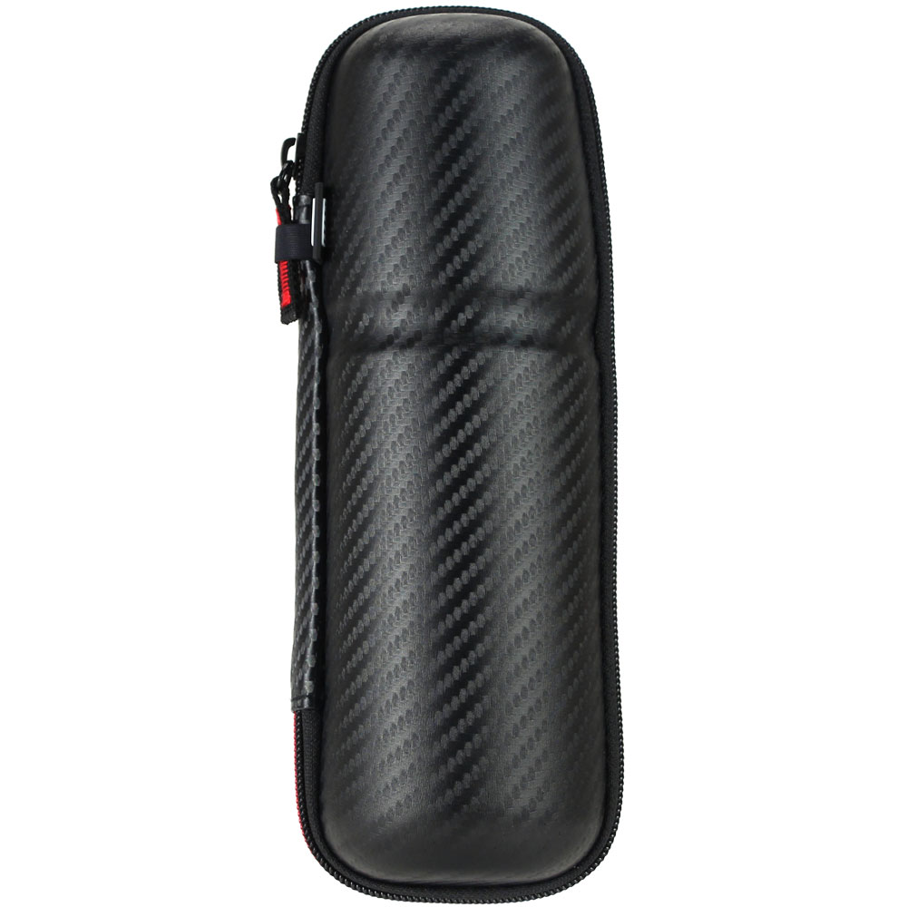 R250 ツールケース スリムロングタイプ カーボン柄/レッドファスナー