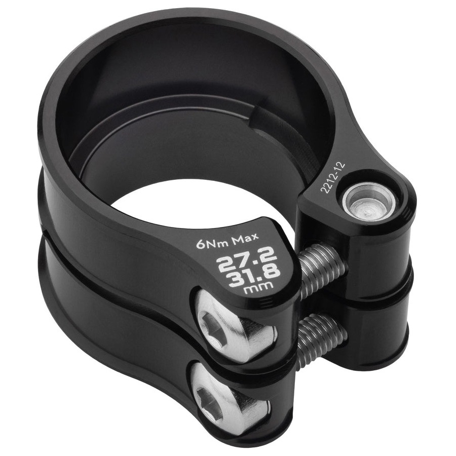 樹の上の二人 ウルフトゥース Double Seatpost Clamp 2-Bolt 32mm/27mm ブラック