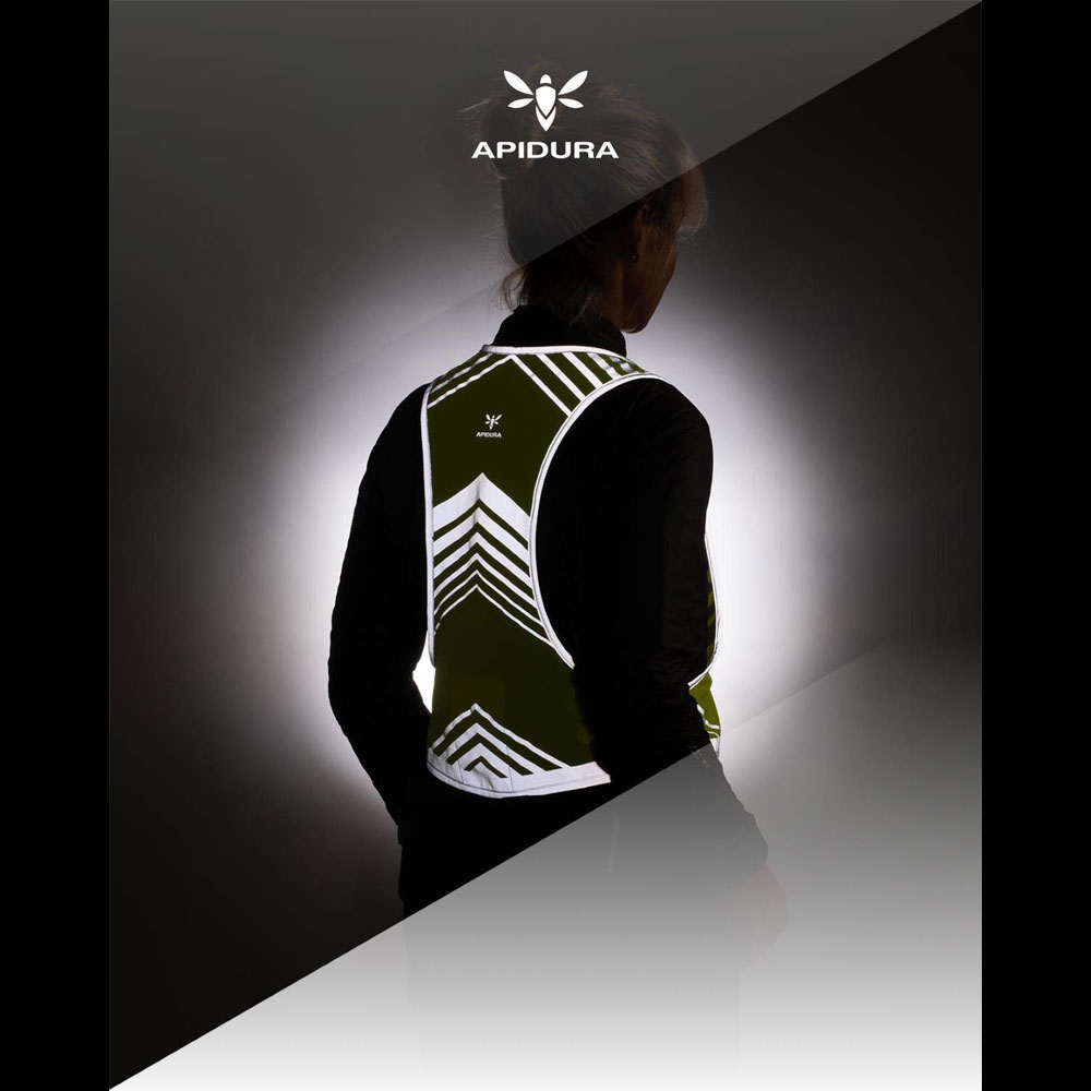 アピデュラ ヴィジビリティ 高視認性ベスト パッカブル イエロー