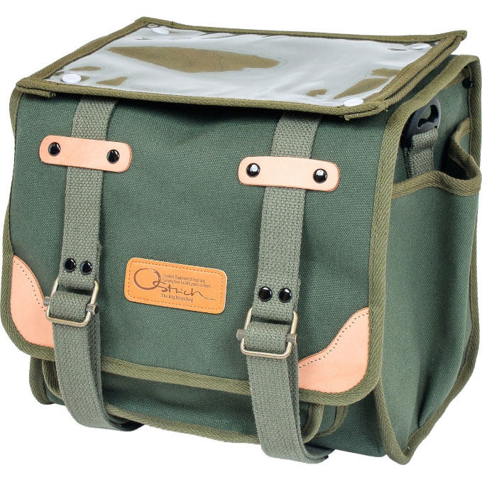 オーストリッチ F-106 フロントバッグ グリーン | バッグ,フロント