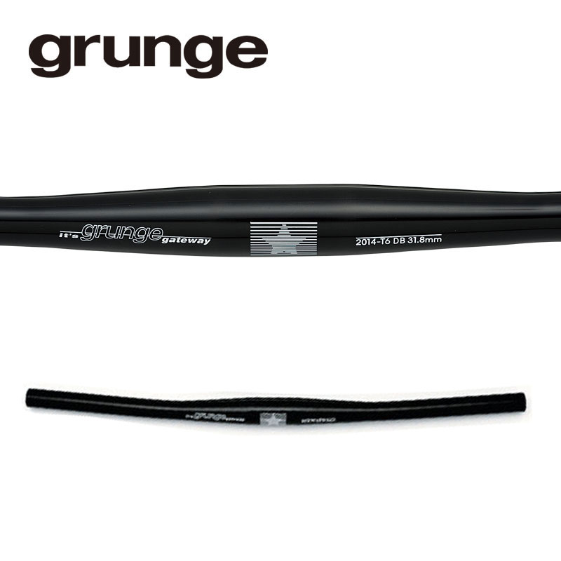 クロスバイク 黒 ストレートハンドル グランジ 31.8ストレートハンドルバー バークランプ径：31.8mm MTB